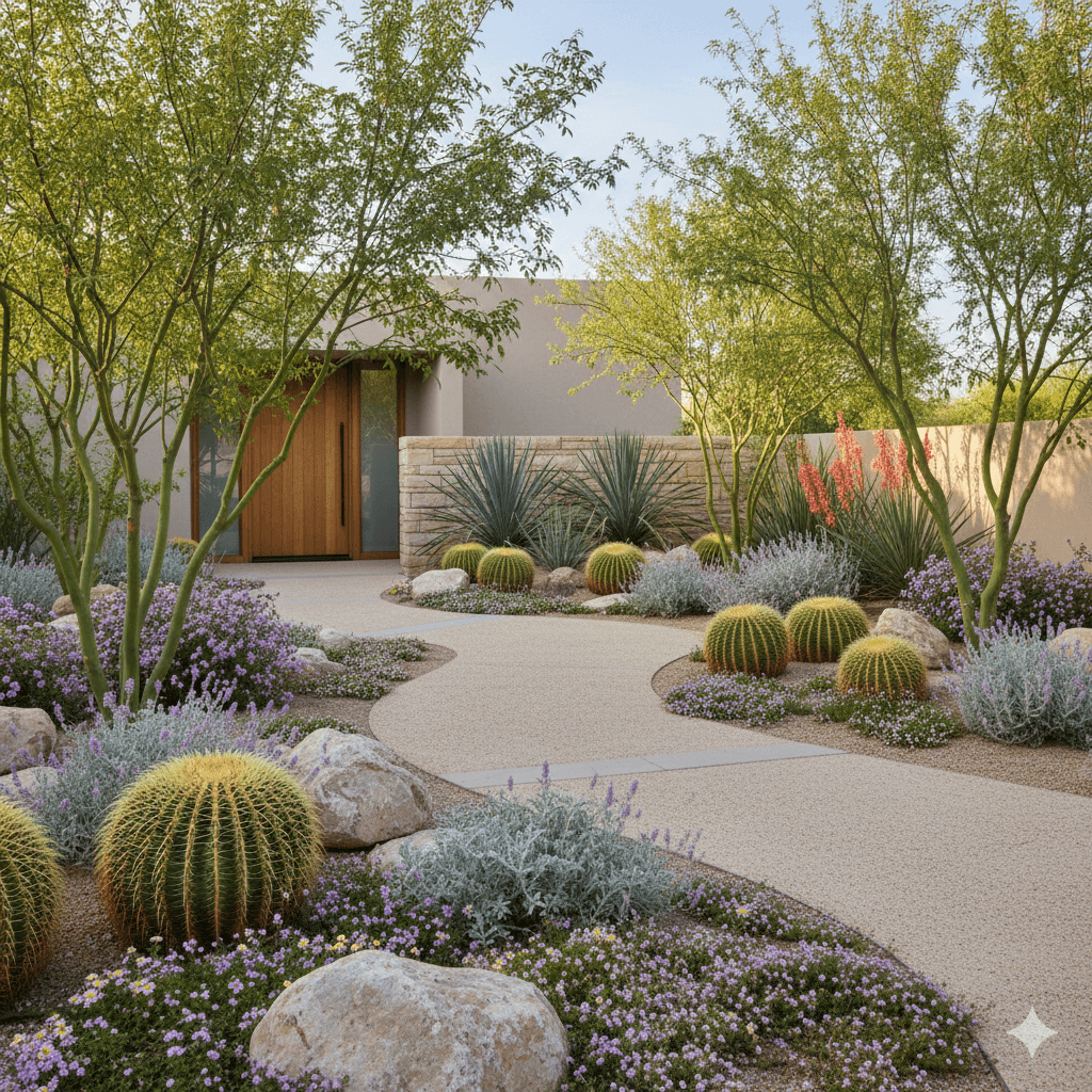 Patio space after applying our design principles