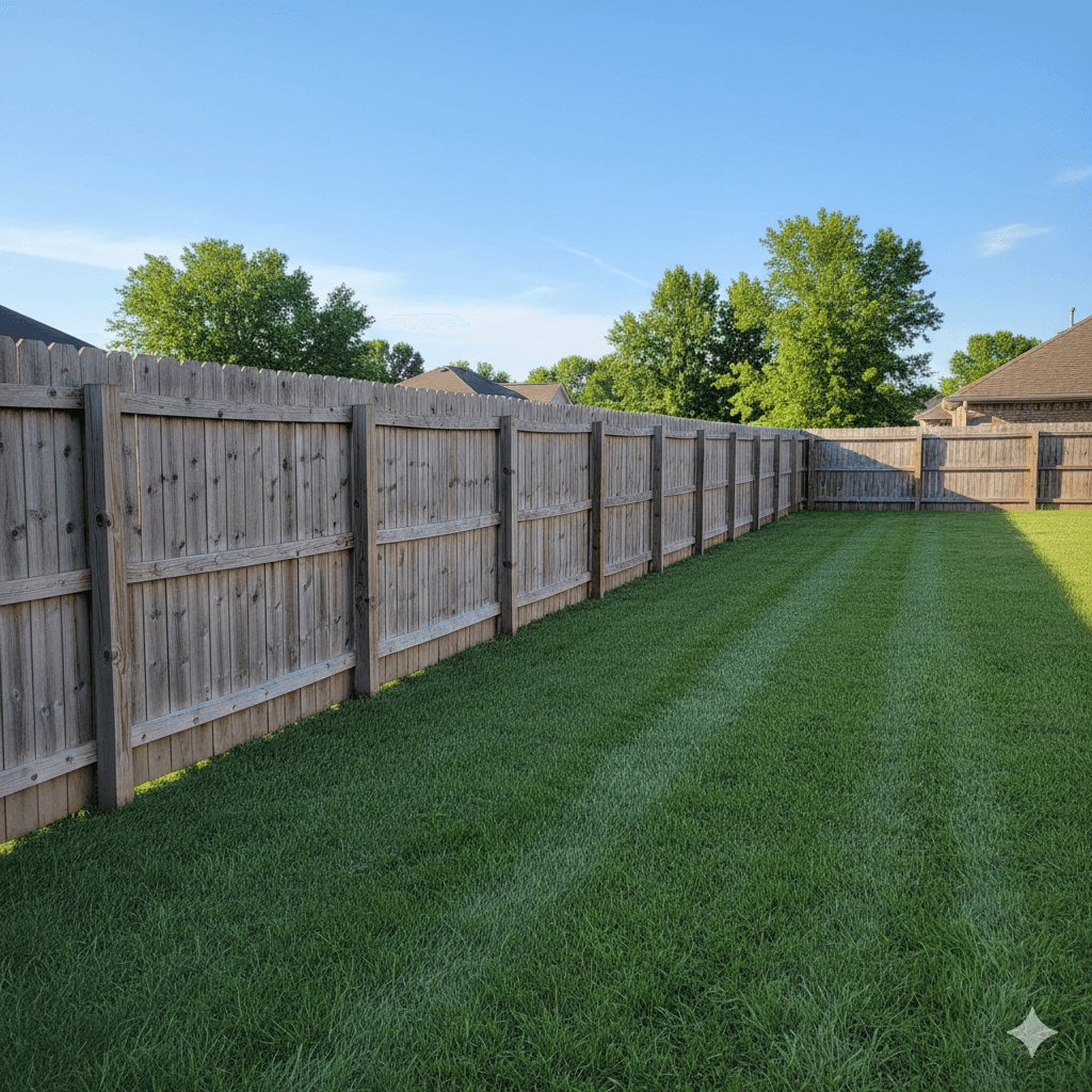 Garden before professional landscaping