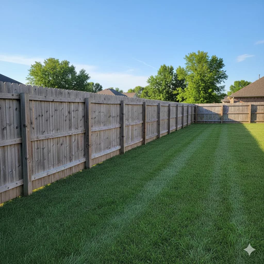 Garden before professional landscaping