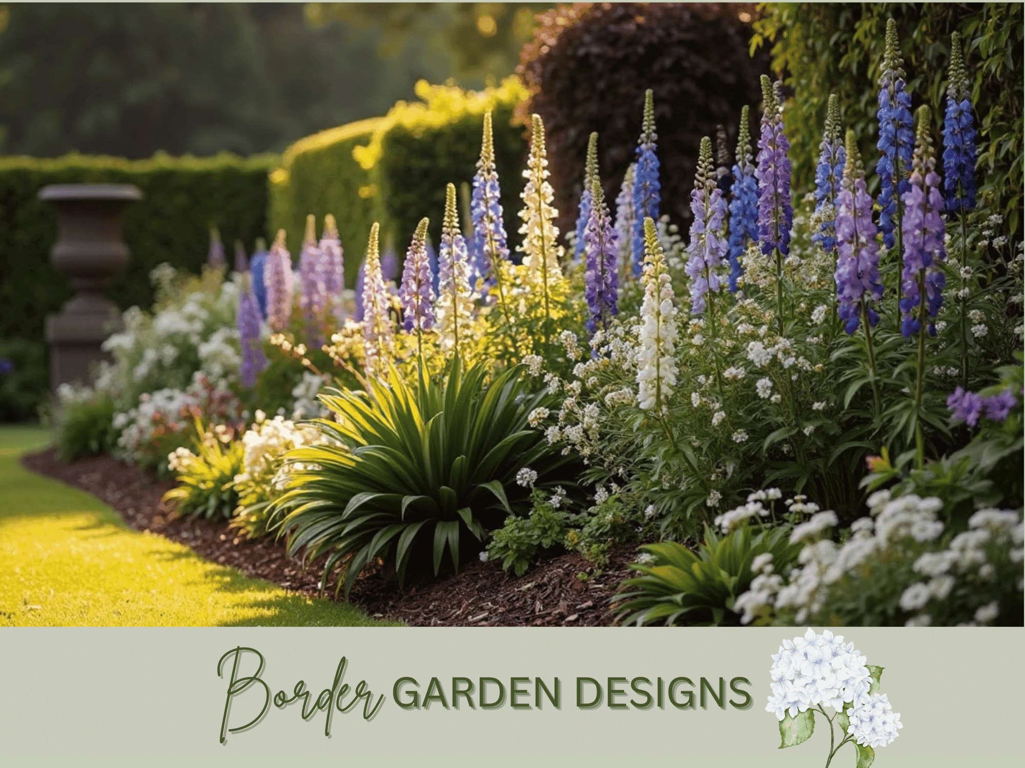 Cottage-Style Perennial Garden Design Guide | Pollinator Landscape Plan for Zones 4–8 | DIY Printable Layout