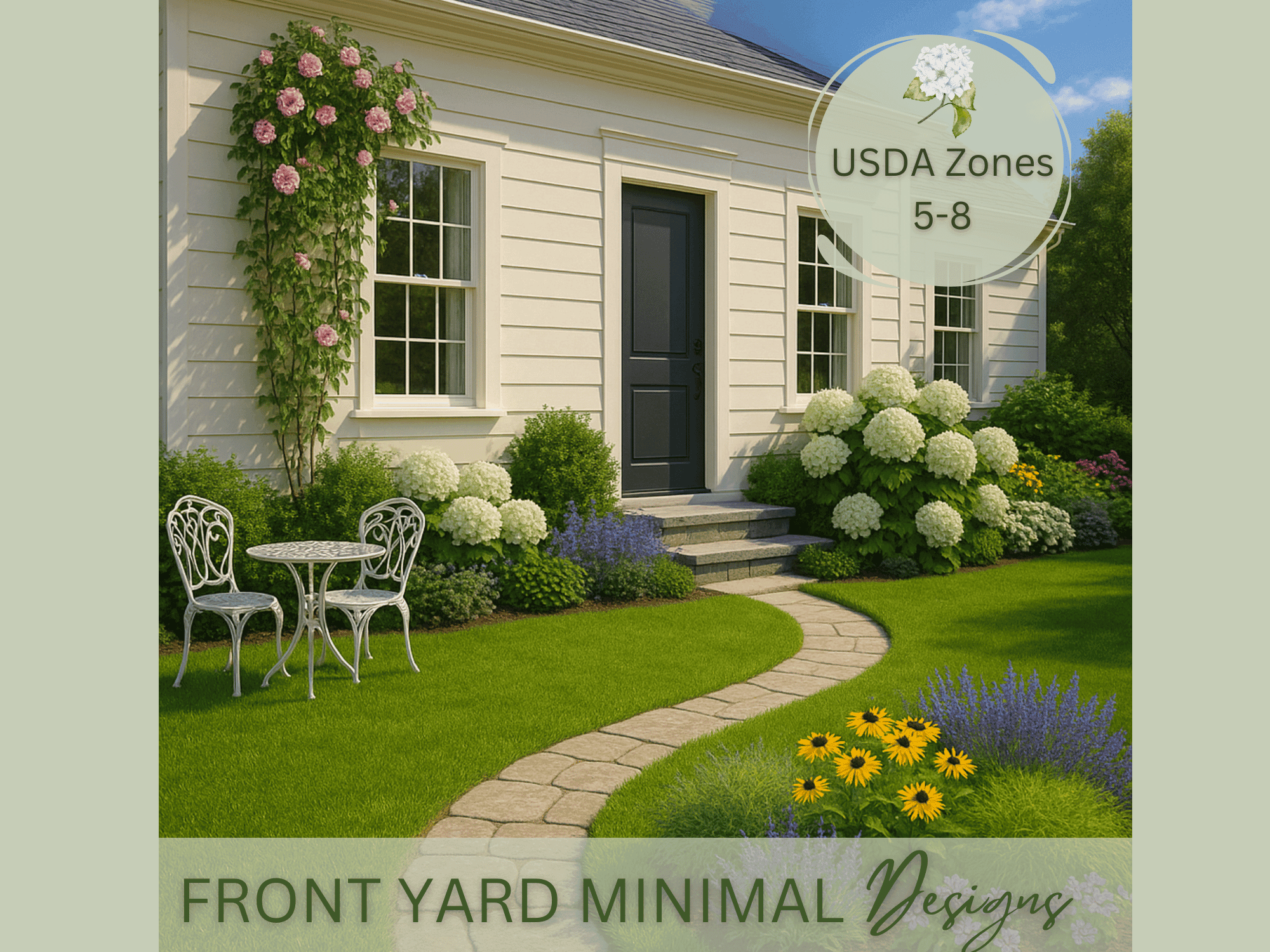 Elegant Cottage Garden Landscape Design - image 1
