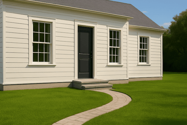 Elegant Cottage Garden Landscape Design - Before transformation