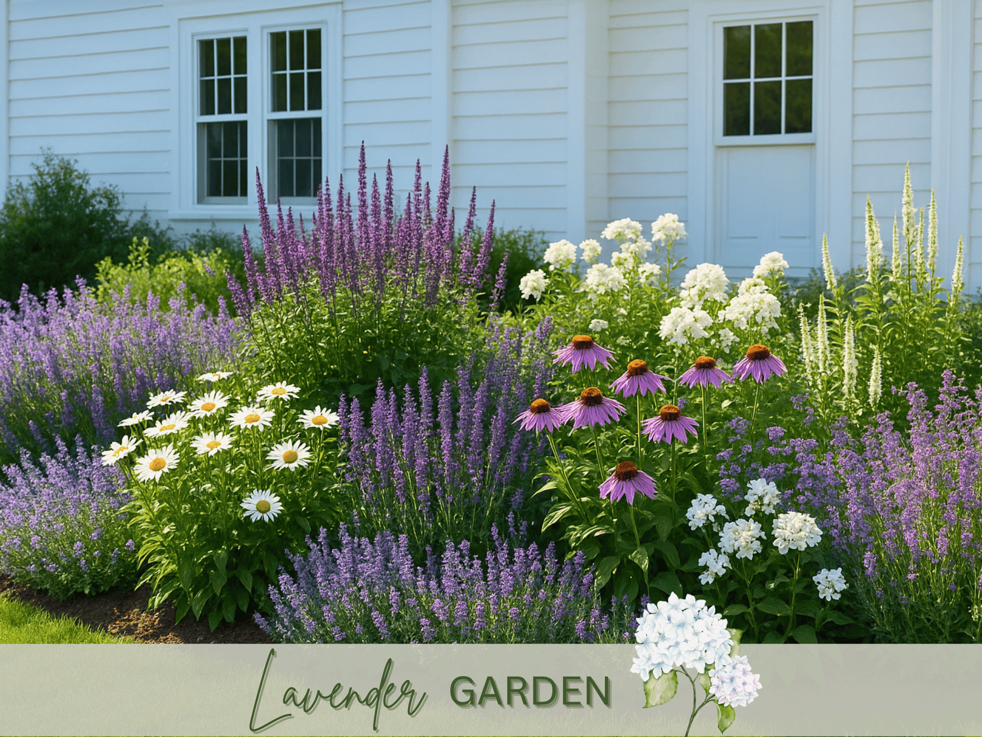 Elegant Lavender Garden Design Plan