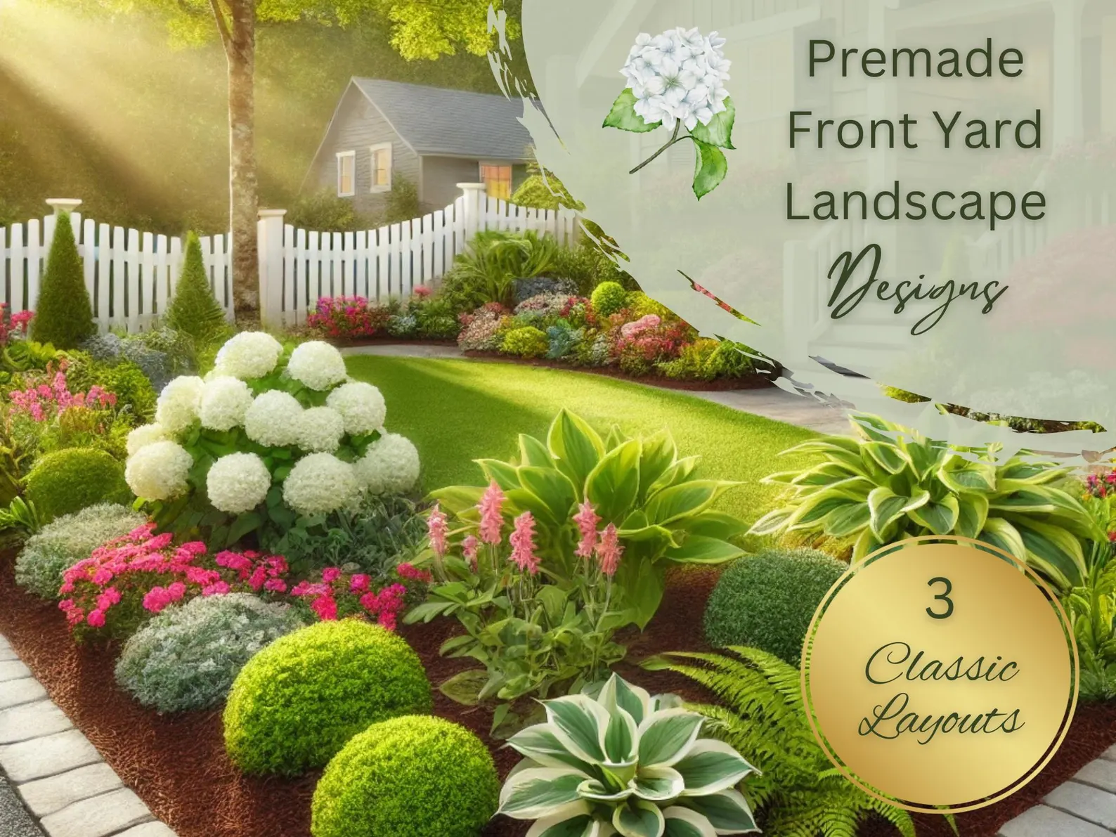 Modern Front yard landscaping design plan